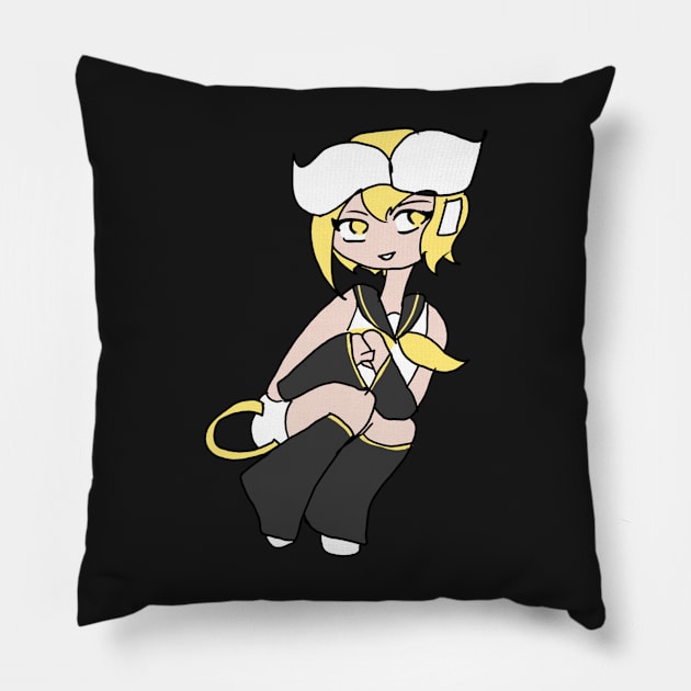 Rin Kagamine Vocaloid Chibi Sticker, Pin, + Others Pillow by nhitori