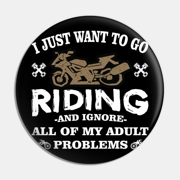 I just want to go ridding Pin by VekiStore