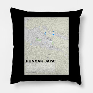 Papua Peaks: Jaya Topography Pillow