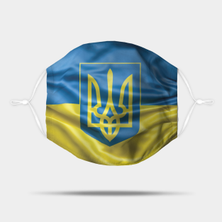 Flag Of Ukraine Mask - Flag of Ukraine by TanyaHoma