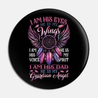 Dad Son He Is My Guardian Angel Memorial Day Pin