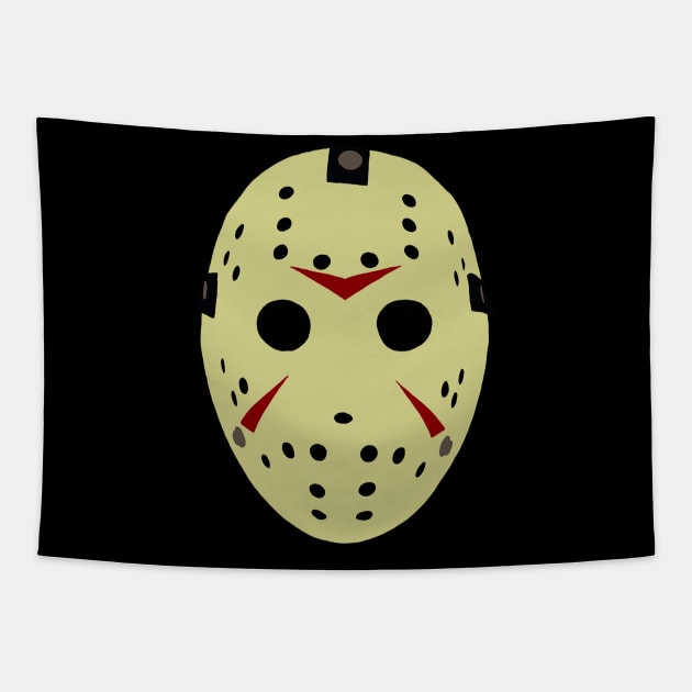 Jason's mask Tapestry by please no