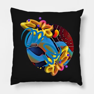 abstract shapes Pillow