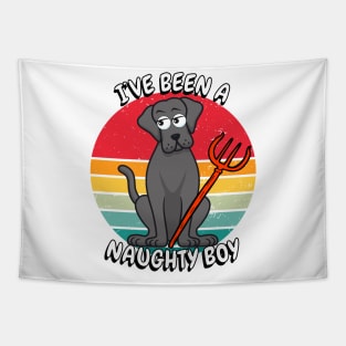 ive been a naughty boy - big dog Tapestry