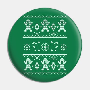 Gingerbread Christmas Sweater Pin