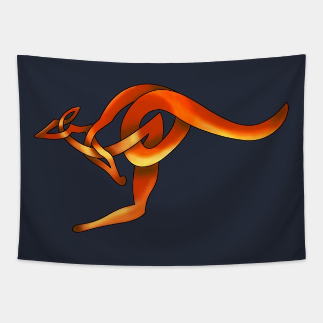 Kangaroo Tapestry by KnotYourWorld4