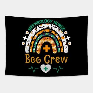 Nephrology Nurse Boo Crew Nephrology Nurse Halloween Costume Tapestry