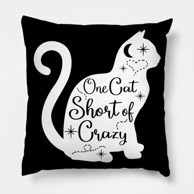 Cat Lover Crazy Cat Lady Funny Gift Idea Pillow by xena