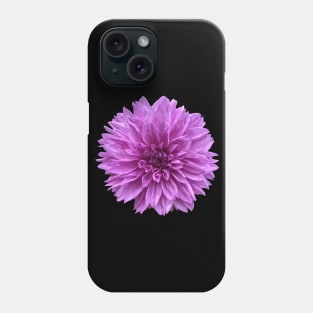 Pretty purple Dahlia Botanical Bee Flower Annual Phone Case