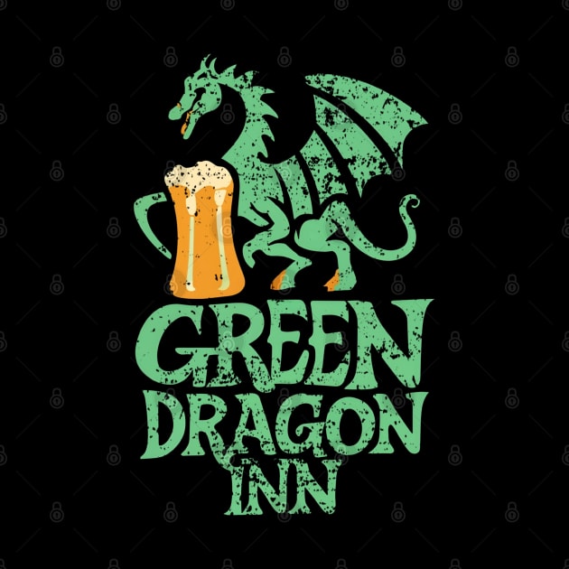 Green Dragon Inn - Typography - Fantasy by Fenay-Designs