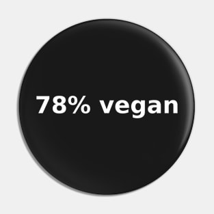 vegan t shirt Pin