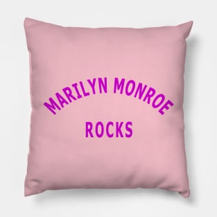 Marilyn Monroe Rocks Pillow