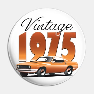 Vintage 1975 classic car Pin