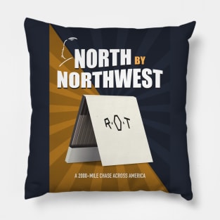 North by Northwest - Alternative Movie Poster Pillow