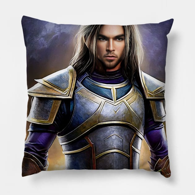 Adventurer Pillow by David Kincaid Art