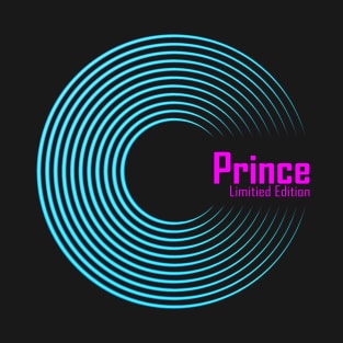 Limitied Edition Prince Logo Vinyl Record T-Shirt