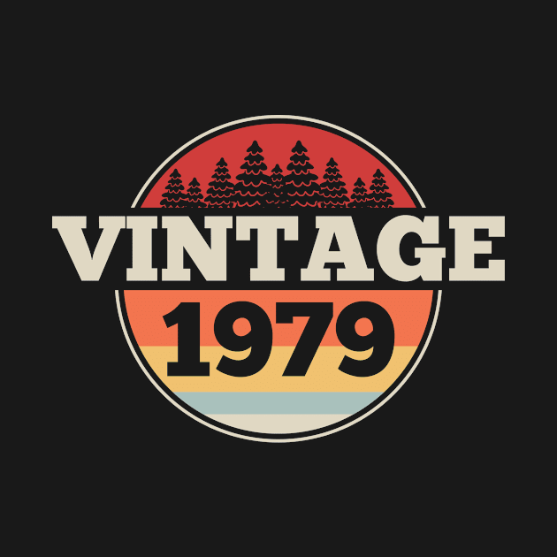 1979 Birthday Vintage 1979 Retro by KAWAIITEE