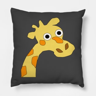 Giraffe vector illustration Pillow