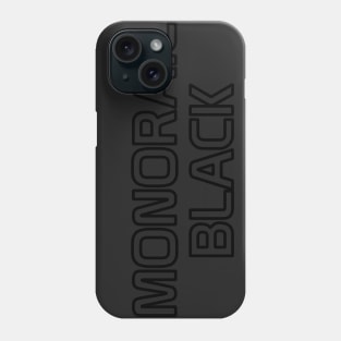 Monorail Black Phone Case