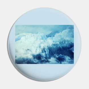 avalanche in mountains Pin