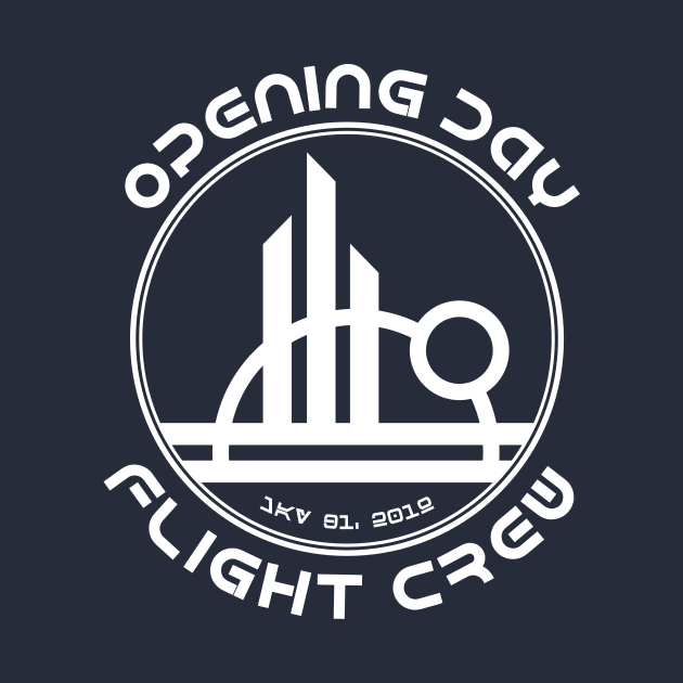 Opening Day, White - Front Only by Heyday Threads