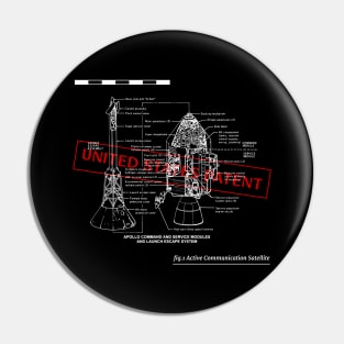 NASA Space Shuttle, Space Shuttle Patent, Astronaut, Rocketship - Space Lover Pin