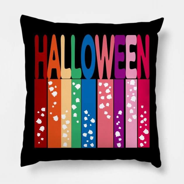 Happy Halloween Day Pillow by EunsooLee