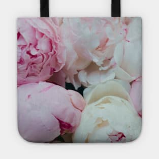 Pink and White Peonies Tote