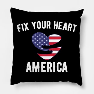 Fix Your Heart America fix your heart america 2020 Pillow