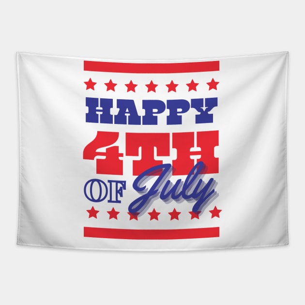 Happy 4th of July Tapestry by Impurefect