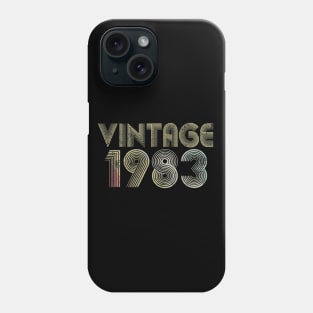 36th Birthday Gift Vintage 1983 Phone Case