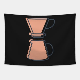 Pour Over Coffee Lovers Tapestry