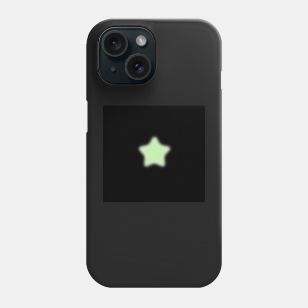 neon green star aura Phone Case by saraholiveira06