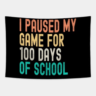 I Paused My Game for 100 Days of School Tapestry