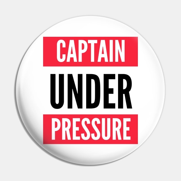 Captain Under Pressure Pin by Jetmike