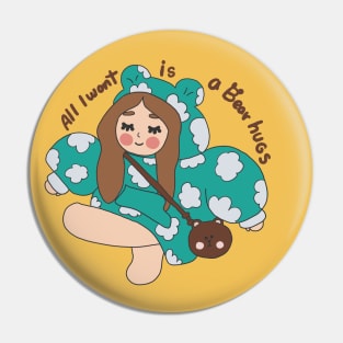 Winter girl Pin