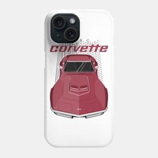 Corvette C3 - Maroon Phone Case