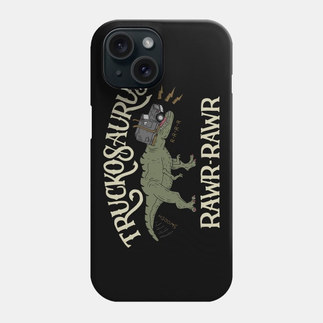 Truckosaurus Phone Case by goshawaf