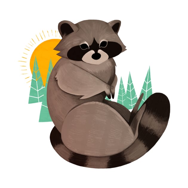 Racoon by Blanquiurris