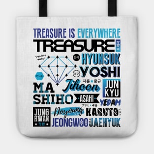 TREASURE Font Collage Tote