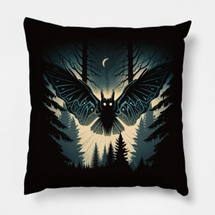 Mothman or Horror Moth? Pillow