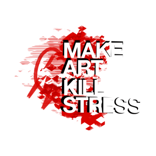 Make Art Kill Stress T-Shirt