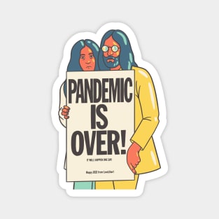 Pandemic is over Magnet