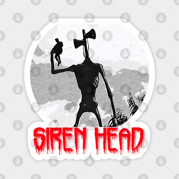 Siren Head Magnet by ZenCloak