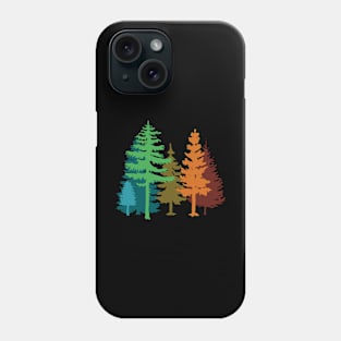 Forest silhouette Phone Case