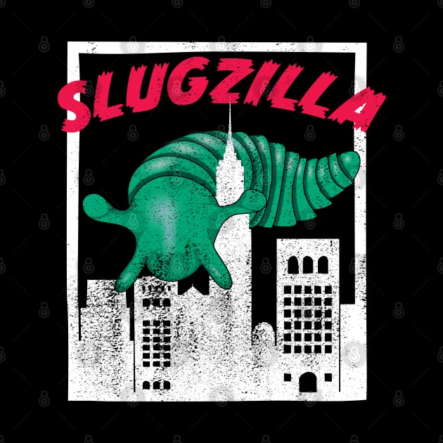 Green Slugzilla 3D Printed Sensory Slug Rampages New York! by YourGoods