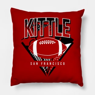 Kittle Retro San Francisco Football Pillow