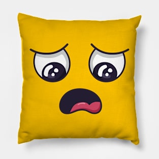 kawaii expressions Pillow