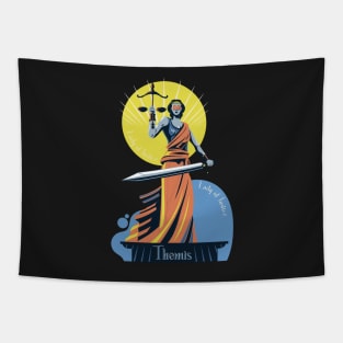 Themis Lady of Justice - Mythology Tapestry