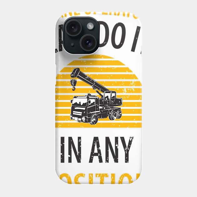 crane driver father father's day construction work Phone Case by Johnny_Sk3tch